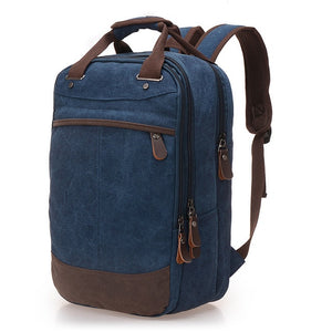 Men Bag Casual Canvas Laptop Backpack Man Computer Backpack Student Leisure Shoulder bags School Bag