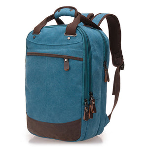Men Bag Casual Canvas Laptop Backpack Man Computer Backpack Student Leisure Shoulder bags School Bag