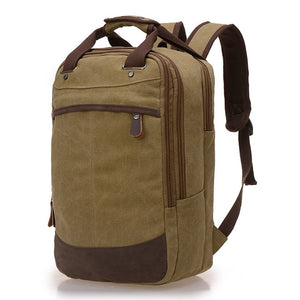 Men Bag Casual Canvas Laptop Backpack Man Computer Backpack Student Leisure Shoulder bags School Bag
